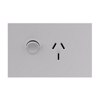 Legrand Inspyra 20A Horizontal Single Power Point Matte White