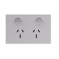 Legrand Inspyra 15A Horizontal Double Power Point Matte White