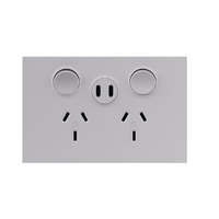 Legrand Inspyra 10A Horizontal Double Power Point with USB C+C Charger Matte White