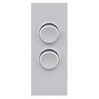 Legrand Inspyra 10A/10AX 2 Gang Architrave Switch Matte White