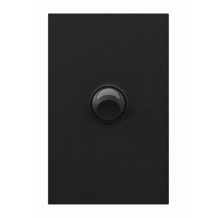 Legrand Inspyra 40A Single Pole Vertical Switch Matte Black