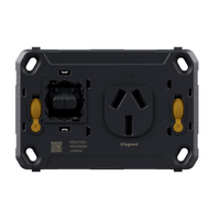 Legrand Inspyra 20A Horizontal Single Power Point Grid