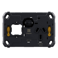 Legrand Inspyra 10A Horizontal Single Power Point Grid with Extra Function Hole