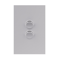 Legrand Inspyra 2 Gang Switch Coverplate Matte White