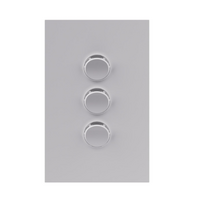 Legrand Inspyra 3 Gang Switch Coverplate Matte White