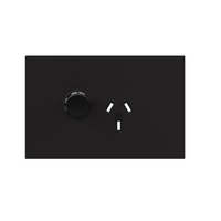 Legrand Inspyra 10A Horizontal Single Power Point Coverplate Matte White