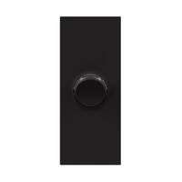 Legrand Inspyra 1 Gang Architrave Switch Coverplate Matte Black