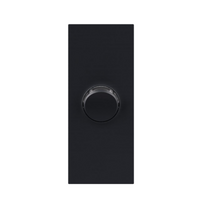 Legrand Inspyra 1 Gang Architrave Switch Coverplate Matte Grey