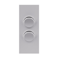 Legrand Inspyra 2 Gang Architrave Switch Coverplate Matte White