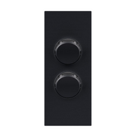 Legrand Inspyra 2 Gang Architrave Switch Coverplate Matte Grey