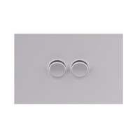 Legrand Inspyra 2 Gang Switch Grid & Coverplate Matte White
