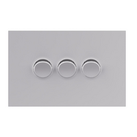 Legrand Inspyra 3 Gang Switch Grid & Coverplate Matte White