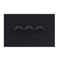Legrand Inspyra 3 Gang Switch Grid & Coverplate Matte Grey