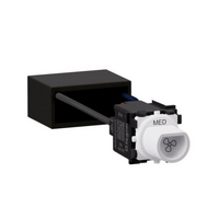 Legrand Inspyra 100VA 3-Speed Fan Controller Mechanism White