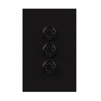 Legrand Inspyra with Netatmo 150W 3 Gang Smart Dimmer Matte Black