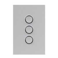 Legrand Inspyra with Netatmo 100W 3 Gang Vertical Smart Switch Matte White