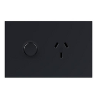Legrand Inspyra with Netatmo Push Button 10A Single Horizontal Connected Power Point Matte Grey