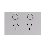 Legrand Inspyra with Netatmo Push Button 10A Double Horizontal Connected Power Point Matte White