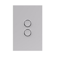 Legrand Inspyra with Netatmo 2 Gang Grid & Coverplate Matte White