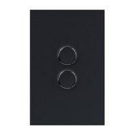 Legrand Inspyra with Netatmo 2 Gang Grid & Coverplate Matte Grey