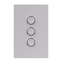 Legrand Inspyra with Netatmo 3 Gang Grid & Coverplate Matte White