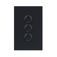 Legrand Inspyra with Netatmo 3 Gang Grid & Coverplate Matte Grey