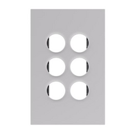 Legrand Inspyra with Netatmo 3 Gang Wireless Clip-in Grid & Coverplate Matte White