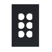 Legrand Inspyra with Netatmo 3 Gang Wireless Clip-in Grid & Coverplate Matte Grey