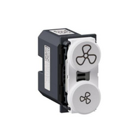 Legrand Inspyra with Netatmo Wireless Clip-in Fan Controller 1 Module Mechanism Matte White