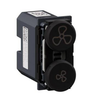 Legrand Inspyra with Netatmo Wireless Clip-in Fan Controller 1 Module Mechanism Matte Black