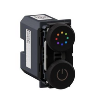 Legrand Inspyra with Netatmo Colour Lighting Wireless Clip-in Mechanism Matte Black