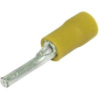 Hellermann Tyton Pin Connector Yellow D/Grip 14mm Pin