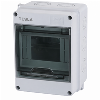 Tesla Weatherproof Plastic Distribution Board Surface Mount IP65