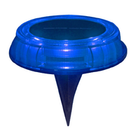 Plusrite 2W Blue Solar Garden Light