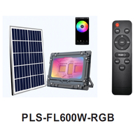 Plusrite 600W Solar Floodlight LED RGB