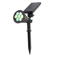 Plusrite 7W LED RGB Solar Garden Light