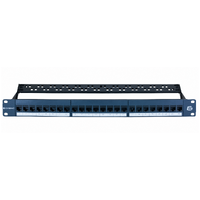CABAC 24 Port Loaded Cat6 Unshielded Patch Panel