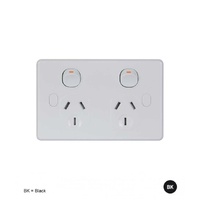 Trader Puma 10A Double GPO Double Pole Vandal Proof
