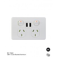 Trader Puma Fully Integrated USB Charger Power Point 5V 1.7AA/3.4A