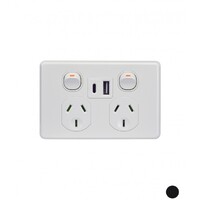 Trader Puma Fully Integrated USB Charger Power Point Type A&C