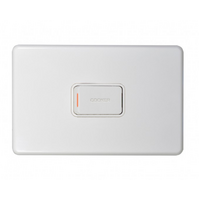 Trader Puma 45A Oven Switch Double Pole Horizontal White