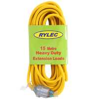 Rylec Extension Lead 15m Yellow