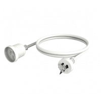 Trader Cord Extension Socket 10A 250V AC Length 3m White