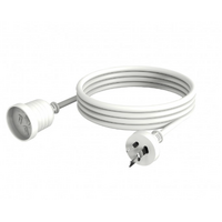 Trader Cord Extension Socket 10A 250V AC Length 5m White
