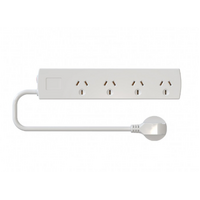 Trader Powerboard Non Switched 4 Socket Outlets 10A 240V