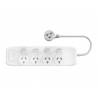 Trader Powerboard Switched 4 Socket Outlets 10A 240V With Surge Protection