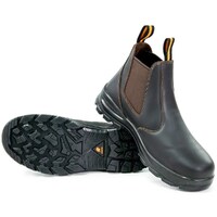 Ridge Elastic Sided Slip On Boot Chestnut