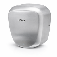 Robus Stratos Eco Hand Dryer Brushed Stainless Steel 650-1400W