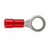 Cabac Pre-Insulated Ring Terminal Double Grip M6 0.5–1.6mm²