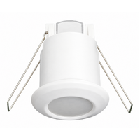 KASTA Sentura 360° Recessed PIR Motion Sensor White with Black Trim